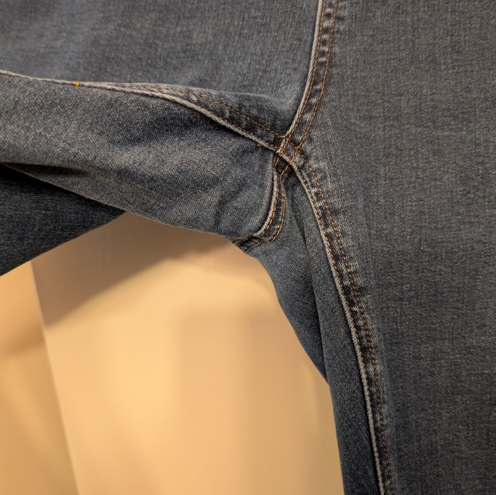 Stylish Indigo Straight Leg Jeans - Picture 6 of 6